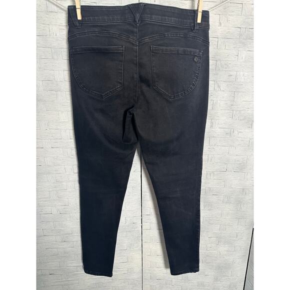 Democracy women’s black jeans skinny western denim Whimsy Garth streetwear - Picture 2 of 8